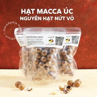 Hạt Macca Úc nứt vỏ nhà Va'sEco Farm túi 500g