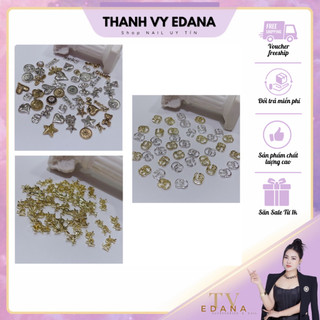 Charm Nail, Sét Phụ Kiện Charm Gắn Móng Phong Cách Hàn Quốc [Thanh Vy Nail]