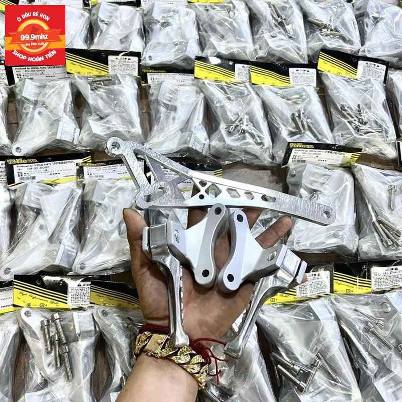 Bô gác chân mã lai gắn ex150, 135, 155 tặng kèm pát bô 10li