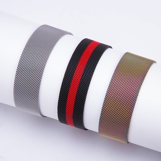 Dây nam châm Xiaomi Amazfit Bip / GTS / Ticwatch Ls02/ Comi P8 / Gtr 42mm (Đen sọc đỏ)