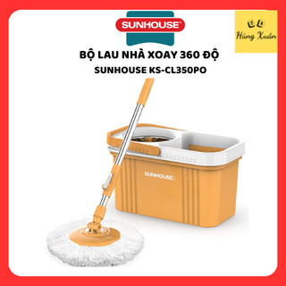  Bộ lau nhà xoay 360 độ SUNHOUSE KS-CL350PO Bảo hành 6 tháng 