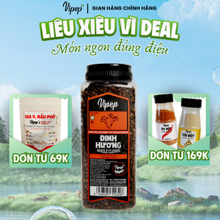 Đinh Hương Tự Nhiên Vipep Hũ Nhựa 350g - Gia vị Vipep