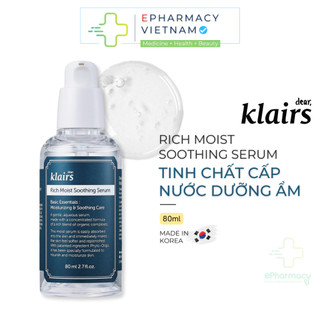 Serum Dưỡng Ẩm KLAIRS Rich Moist Soothing Serum Chuyên Sâu 80ml