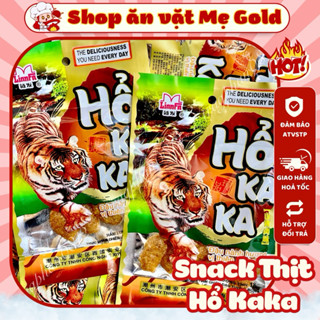 Combo gói snack thịt hổ Kaka Lianfa, miếng cay thịt hổ ăn vặt tuổi thơ (gói 18g)