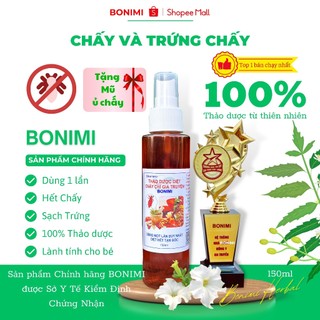 Chấy Chí. Dầu Gội Chấy Chí BONIMI 150ml. Ủ Chấy Gia Truyền. Dầu Gội Chí Bonimi 1 chai 150ml