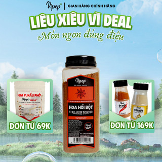 Hoa Hồi Bột Tự Nhiên Vipep Hũ Nhựa 400g - Gia vị Vipep