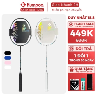 Vợt cầu lông Kumpoo K520 pro chính hãng sợi carbon 4U căng sẵn công thủ toàn diện cho mọi người chơi