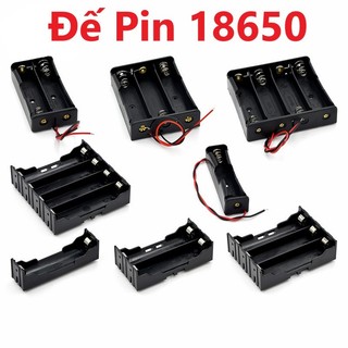 Đế pin 18650 nối tiếp, song song, chân hàn