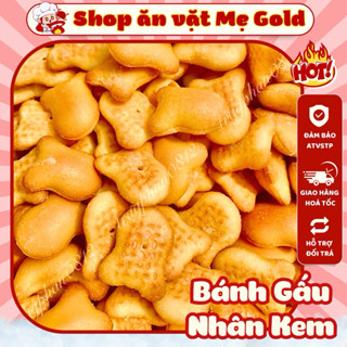 Bánh gấu nhân kem Thiên Hồng, bánh gấu kem vani (500g)