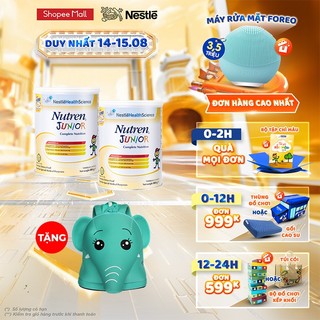 [Tặng 1 Balo Con Voi] Combo 2 lon Sữa bột Nutren Junior 800g/lon