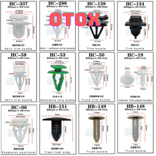 Part 4 các loại chốt nhựa vít nở nhựa ôtô honda loại 1 chất liệu nhựa nylon polyme OTOX