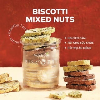 Bánh biscotti nguyên cám VasEco Farm