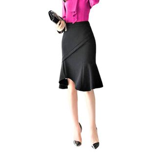 Chân váy đuôi cá công sở dáng dài Hàn Quốc thanh lịch, ôm body Vannhshop MS009