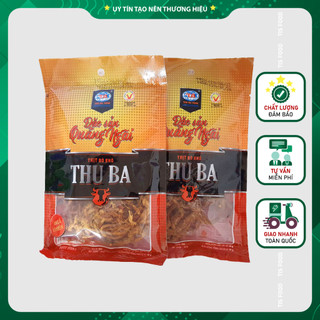 Combo 2 túi thịt bò khô sợi thu ba 50g - đặc sản quảng ngãi -