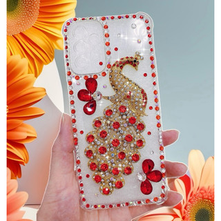 Set Trang Trí Ốp Lưng Mẫu Chim Công