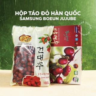 Táo đỏ Hàn Quốc sấy khô hộp 1kg Cao Cấp Va'sEco Farm