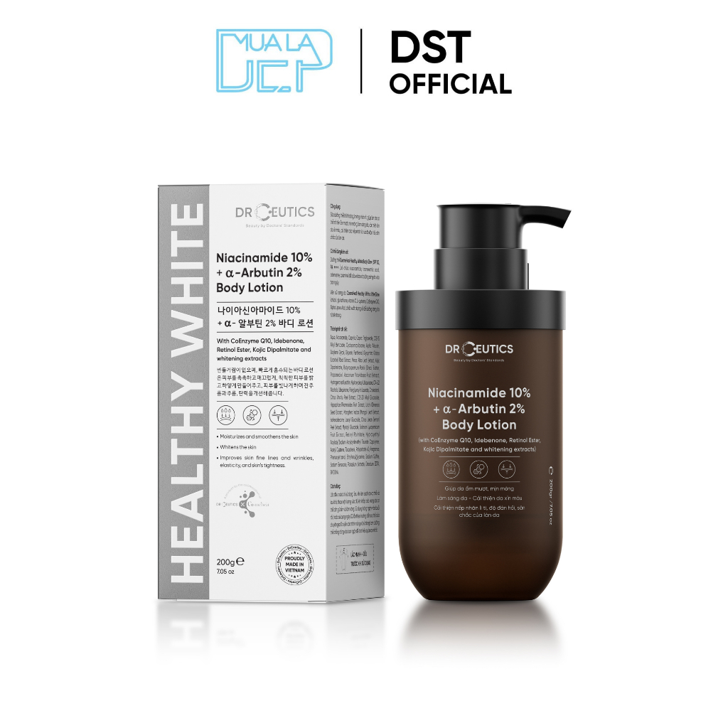 Sữa Dưỡng Thể Trắng Da DrCeutics Body Lotion (200ml)