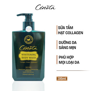Sữa Tắm Trắng Da Hạt Collagen Cenota Whitening Body Wash 315ml