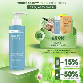 Sữa rửa mặt cân bằng da hoàn hảo Paula's Choice Resist Perfectly Banlaned Foaming Cleanser 190ml