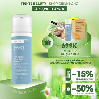 Kem dưỡng ẩm cho da nhạy cảm và lão hóa Paula's Choice RESIST Anti Aging Clear Skin Hydrator 50ml