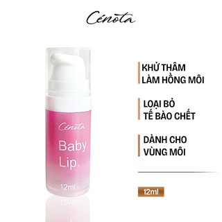 Gel Tẩy Da Chết Môi Sủi Bọt Cenota Baby Lip Khử Thâm, Làm Hồng Môi 12ml