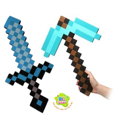 Combo Kiếm Cuốc Minecraft Diamond