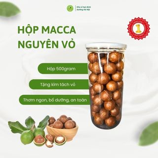 Hạt Macca Đăk Lăk nguyên hạt sấy nứt 500gr, hạt dinh dưỡng ăn liền tốt cho sức khỏe