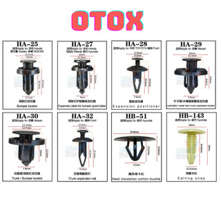 Part 9 các loại chốt nhựa vít nở nhựa ôtô loại 1 chất liệu nhựa nylon polyme OTOX