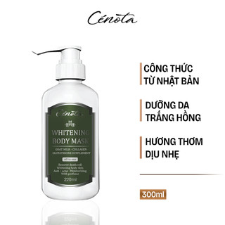 Kem Ủ Trắng Thảo Dược Cenota Whitening Body Mask Dưỡng Da Trắng Hồng, Mịn Màng