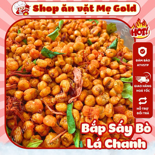 Bắp sấy khô bò lá chanh, ngô giòn xóc bò lá chanh (500g)
