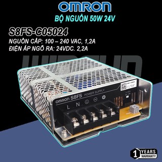 Bộ nguồn 50w 24v omron s8fs-c05024 chính hãng adapter chất lượng cao