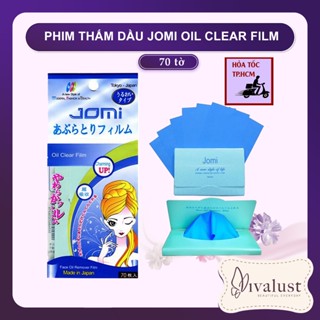 Giấy Thấm Dầu Da Mặt JOMI Nhật Bản - Thấm dầu dạng Phim Japan Oil Clear Film giúp kiềm dầu thông thoáng làn da Gói 70 tờ