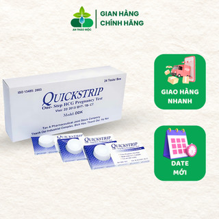 Que Thử Thai Quickstrip.Giúp Phát Hiện Thai Sớm.Que Test Thử Thai 2 Vạch Chính Xác