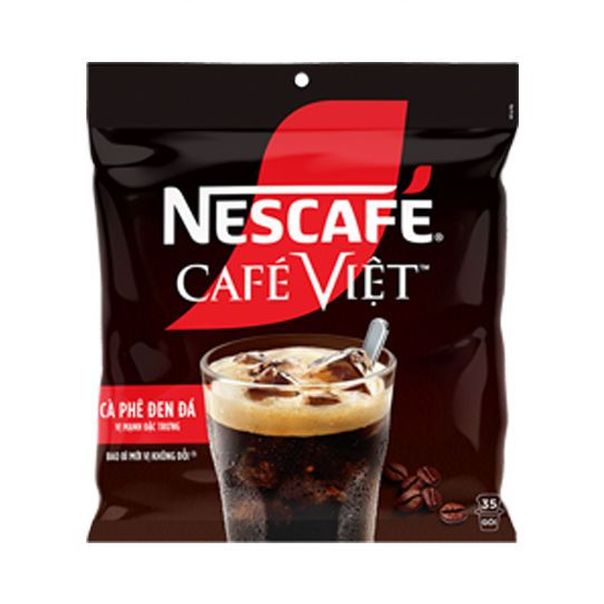 Bịch 35 gói Cà phê đen đá NesCafé Café Việt 560g