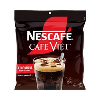 Bịch 35 gói cà phê đen đá nescafé café việt 560g