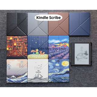 Bao Da Cover Kindle Scribe, Case Origami Có Chỗ Gắn Bút Máy Đọc Sách Kindle Scribe