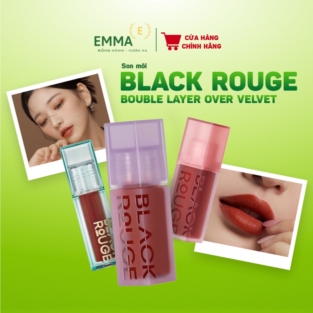 Son Kem Black Rouge Double Layer Over Velvet, Air Fit Velvet Tint