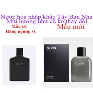 Nước hoa nam zara man silver 80ml full box . - m102