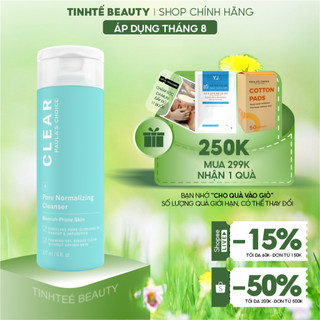 Sữa rửa mặt dành cho da mụn và se khít lỗ chân lông Paula s Choice Clear Pore Normalizing Cleanser 30/177ml
