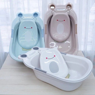 [Loại 1] Thau Tắm Cho Bé, Chậu Tắm Trẻ Em Kèm Ghế Đỡ, Chất Liệu Nhựa Việt Nhật Cao Cấp