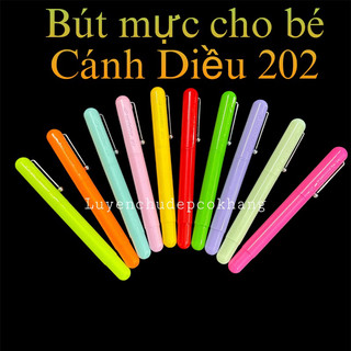 Bút máy Cánh Diều 202 - cố định cách cầm nắm ⚡ CAO CẤP ⚡ cho bé lớp 1 trở lên - bút luyện viết chữ đẹp - có nhiều màu
