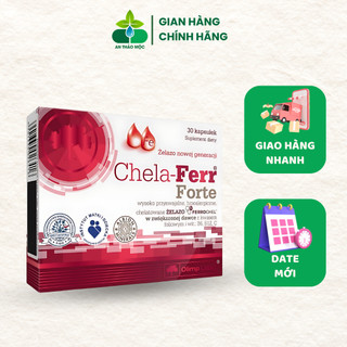 Chela Ferr Easy Hấp Thụ Sắt Tối Đa,Bổ Sung Sắt Giúp Cải Thiện Thiếu Máu Do Thiếu Sắt