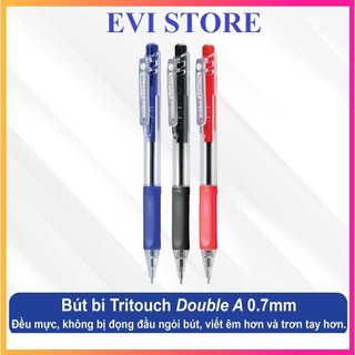 Bút bi double a tritouch dbp-107 / bút bi thái lan 107 viết êm trơn ngòi 0.7mm