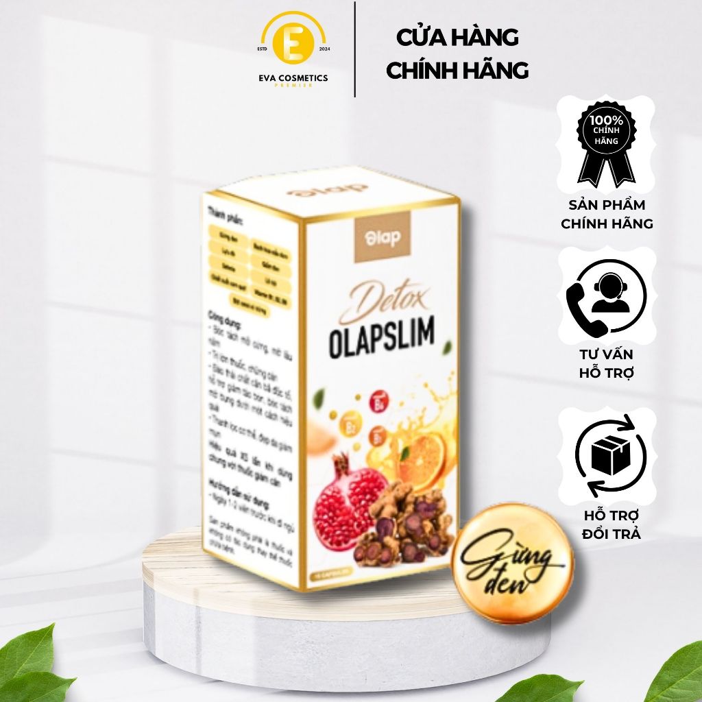 Viên Uống Giảm Cân Olap Slim, Siết Eo, Tan Mỡ, Đào Thải Mỡ Hiệu Quả An Toàn