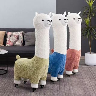  Ghế Lạc Đà Alpaca Dễ Thương Cao Cấp Có Bánh Xe-  Ghế Decor Phòng Khách Loại I   chỉ bán gửi xe quanh hn   