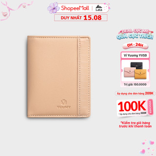 Ví da nữ cầm tay mini dáng đứng gập đôi tiện dụng YUUMY Seasand YV96