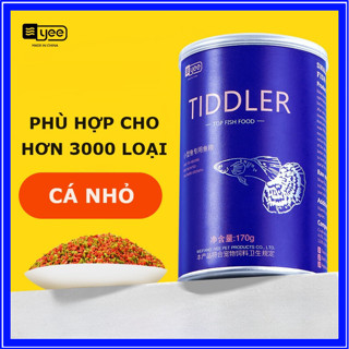 Thức Ăn Yee TIDDLER, Cám Chìm Chậm Cho Cá Bảy Màu Và Các Loại Cá Nhỏ, Tăng Size Kích Màu Hiệu Quả