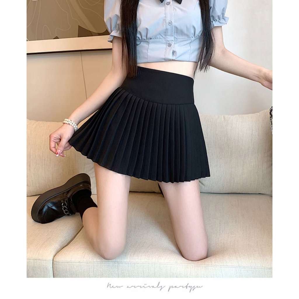Chân Váy Xếp Ly Xoè Chữ A Váy Ngắn Midi Cao Cấp,Chân Váy Công Sở, Chân Váy Tennis Đẹp Hàn Quốc Năng Động Đen Trắng-034HQ | BigBuy360 - bigbuy360.vn