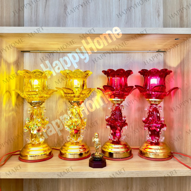 ([ SẴN - G]Hàng Loại 1) ĐÈN THỜ 1 BÔNG cao 30 cm  ( Có bán lẻ 1 chiếc)