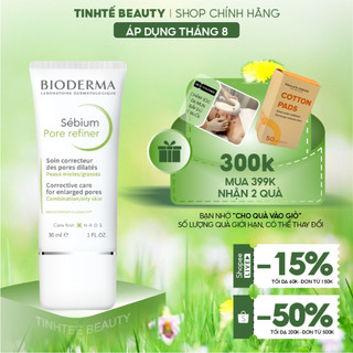 [SHOPEE OUTLET] Kem dưỡng se nhỏ lỗ chân lông và hạn chế tiết dầu Bioderma Sébium Pore refiner 30ml